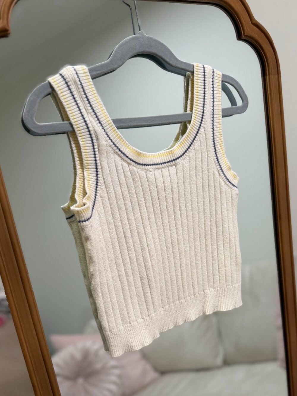 Girls Sweater Crop Tank